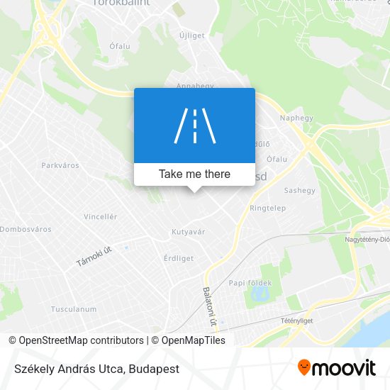 Székely András Utca map