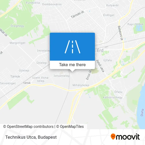 Technikus Utca map
