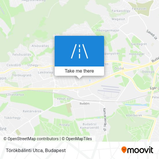 Törökbálinti Utca map