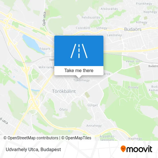 Udvarhely Utca map