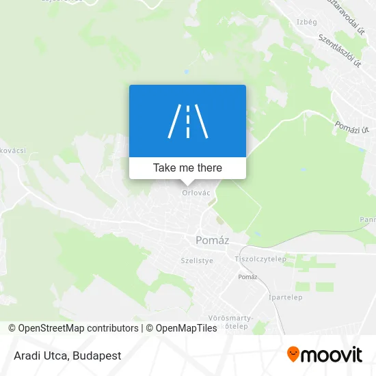 Aradi Utca map