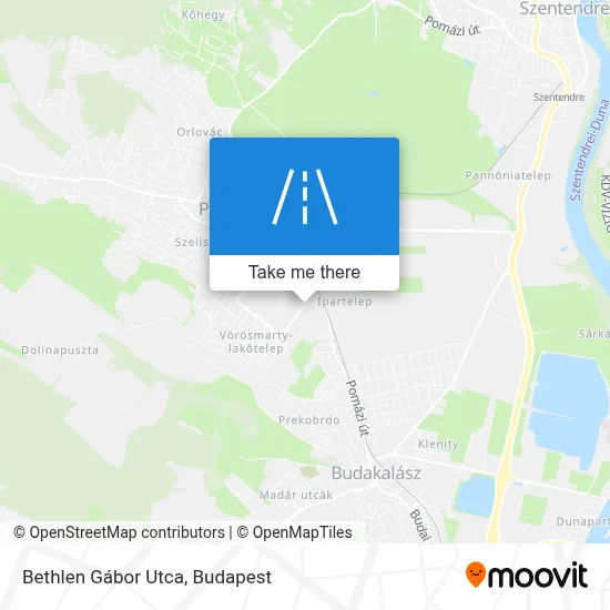 Bethlen Gábor Utca map