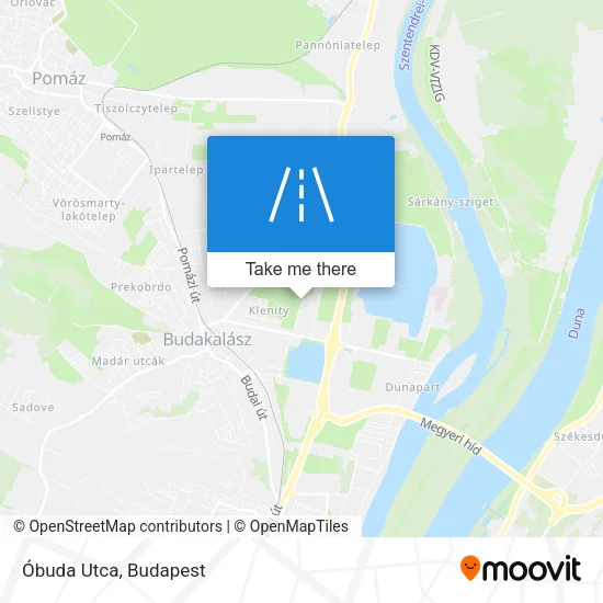 Óbuda Utca map