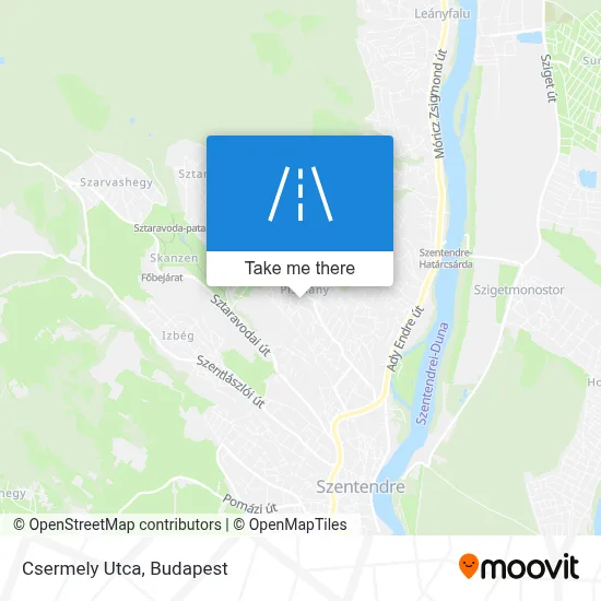 Csermely Utca map