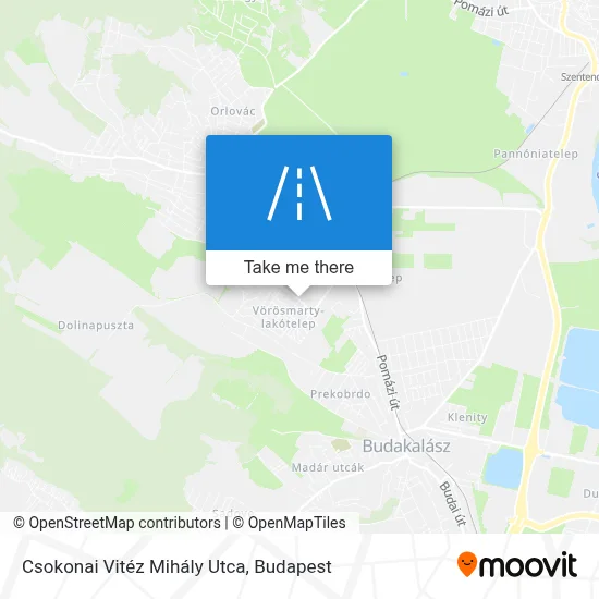 Csokonai Vitéz Mihály Utca map