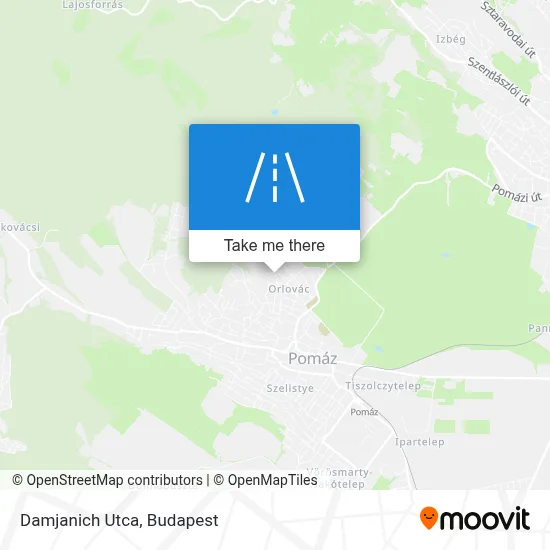 Damjanich Utca map