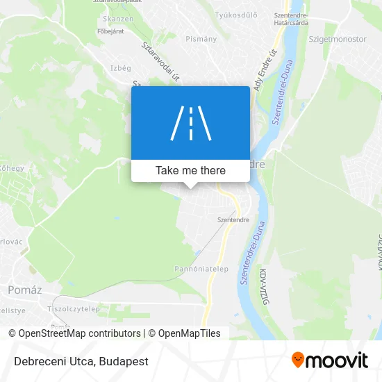 Debreceni Utca map
