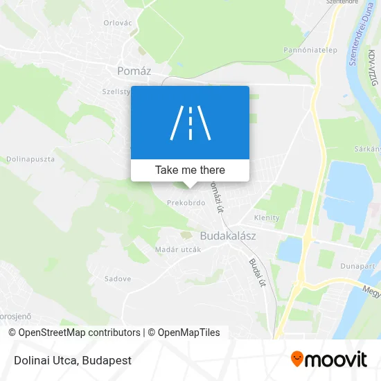 Dolinai Utca map