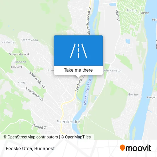 Fecske Utca map
