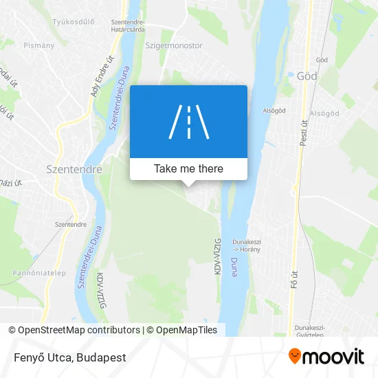 Fenyő Utca map