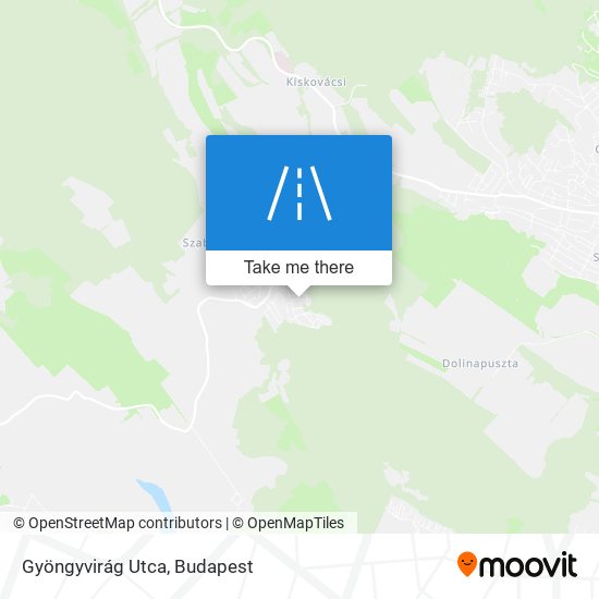 Gyöngyvirág Utca map