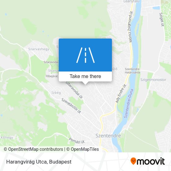 Harangvirág Utca map