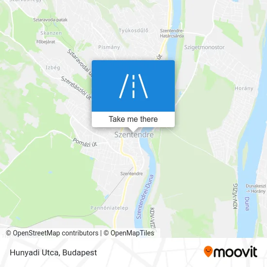 Hunyadi Utca map