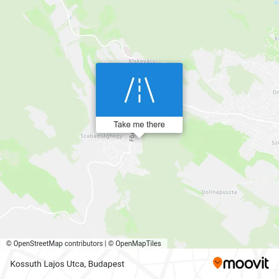 Kossuth Lajos Utca map