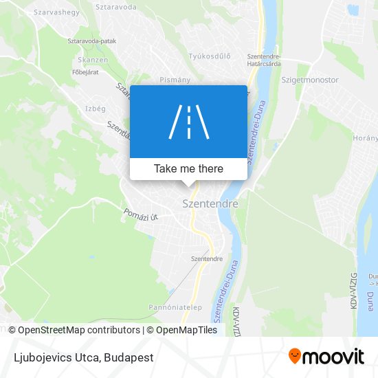 Ljubojevics Utca map