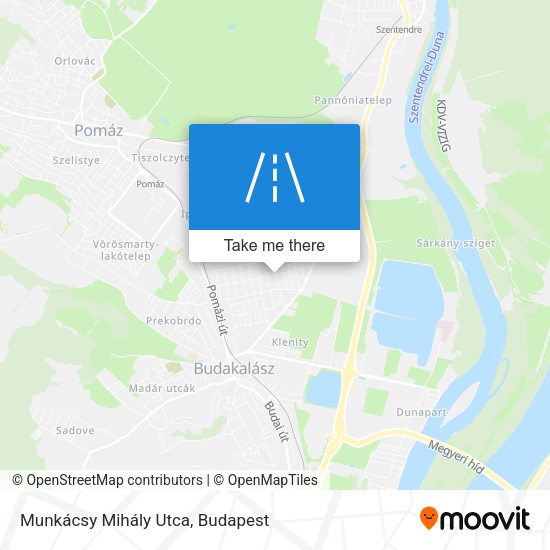 Munkácsy Mihály Utca map