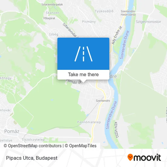 Pipacs Utca map