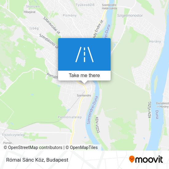 Római Sánc Köz map