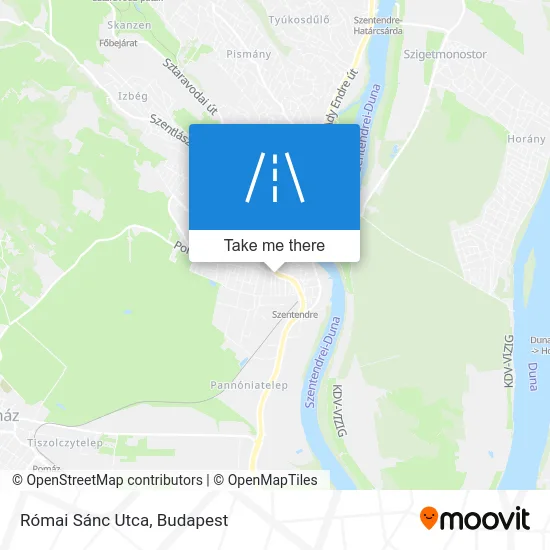 Római Sánc Utca map