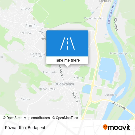 Rózsa Utca map