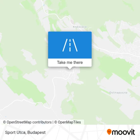 Sport Utca map
