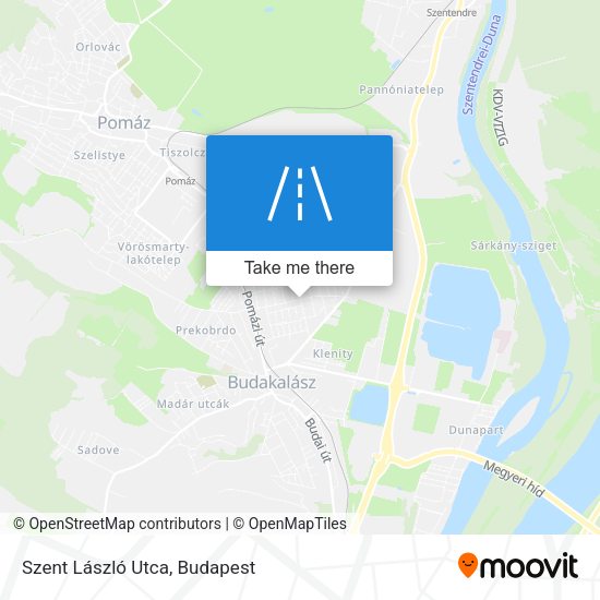 Szent László Utca map