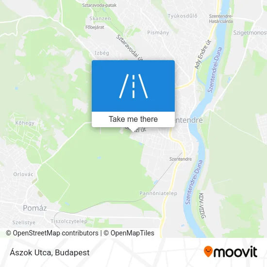 Ászok Utca map