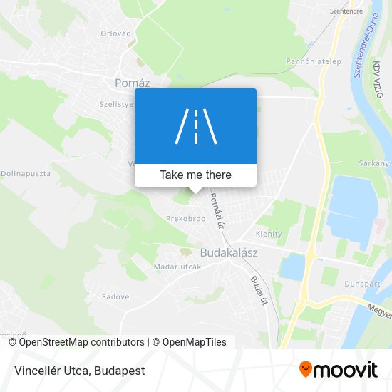 Vincellér Utca map