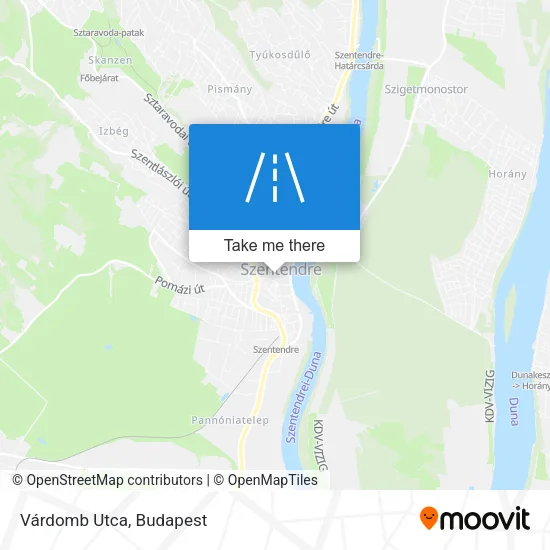 Várdomb Utca map