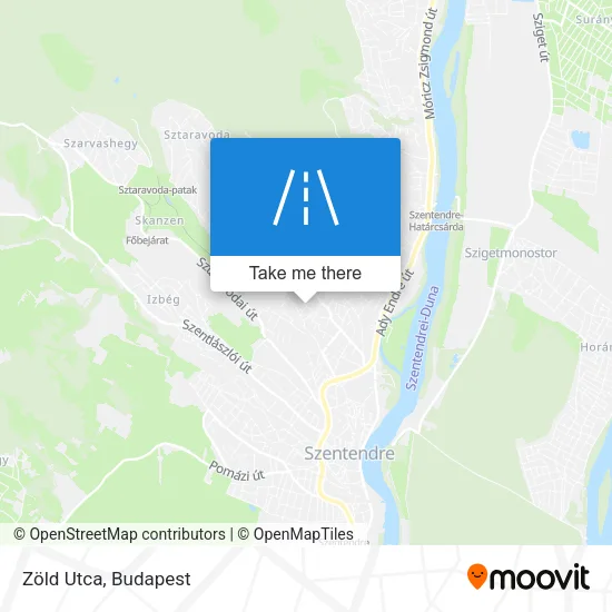 Zöld Utca map