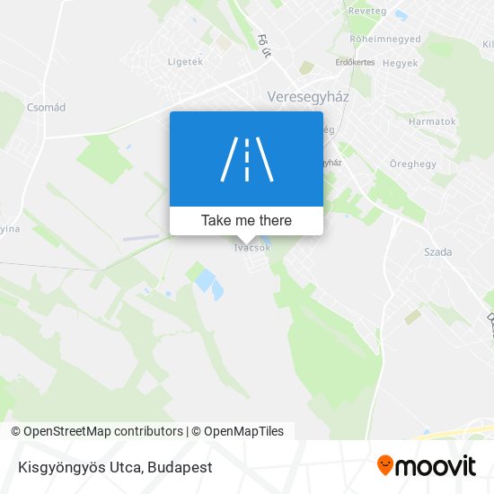 Kisgyöngyös Utca map