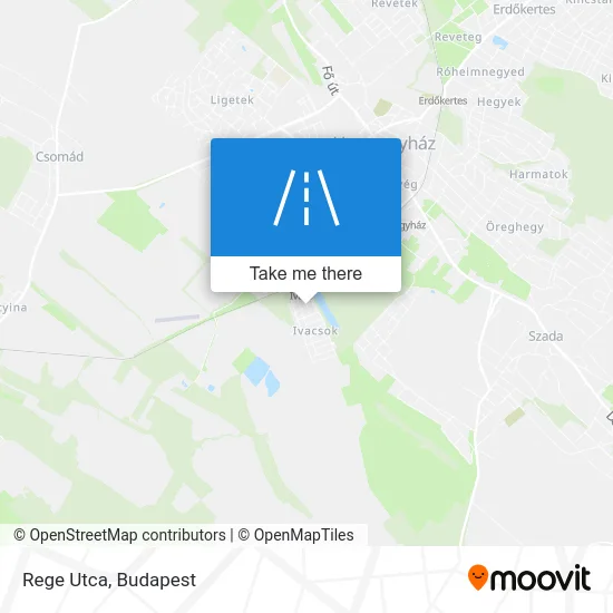 Rege Utca map
