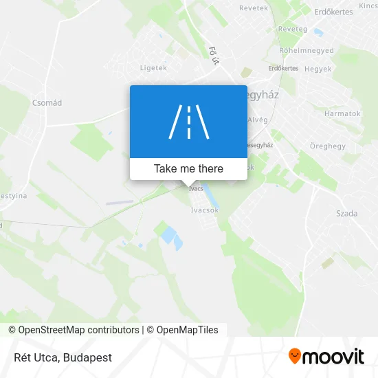 Rét Utca map