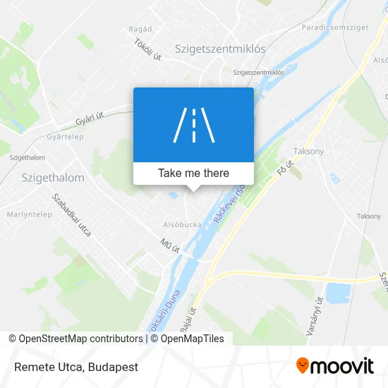 Remete Utca map