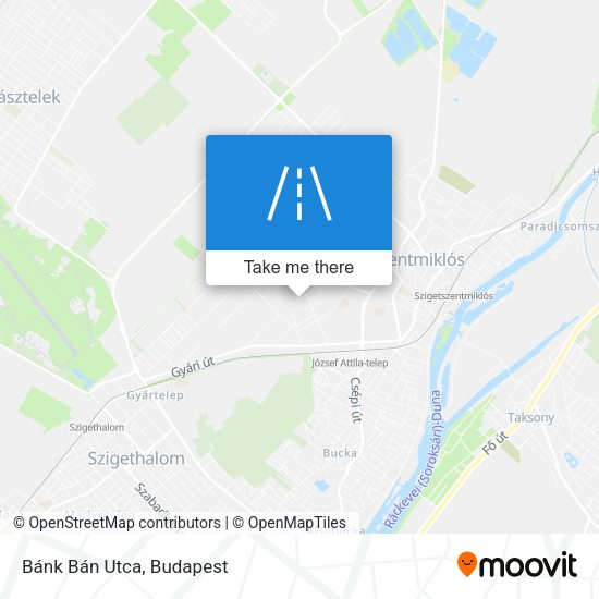 Bánk Bán Utca map
