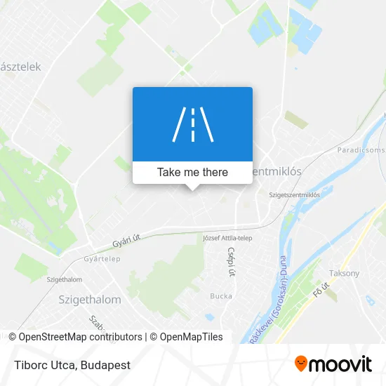 Tiborc Utca map
