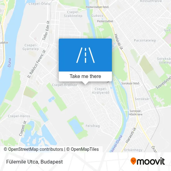 Fülemile Utca map