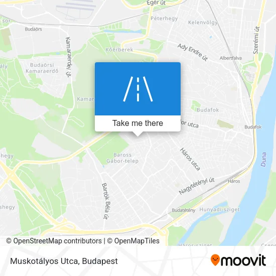 Muskotályos Utca map