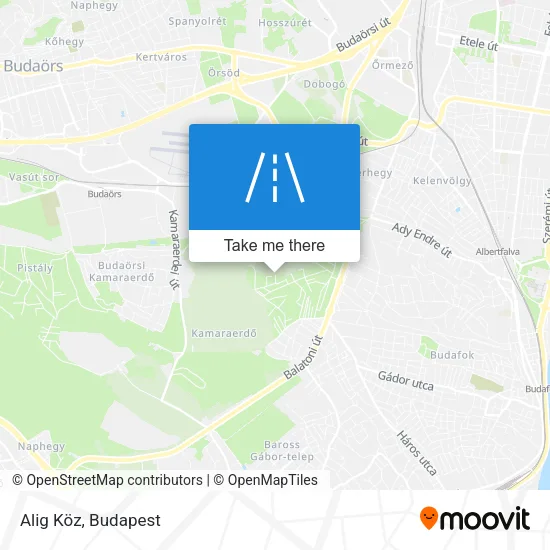 Alig Köz map