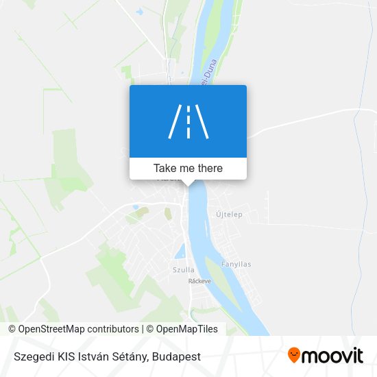 Szegedi KIS István Sétány map