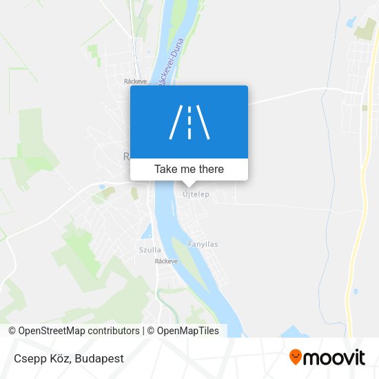 Csepp Köz map