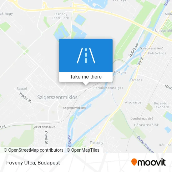 Föveny Utca map