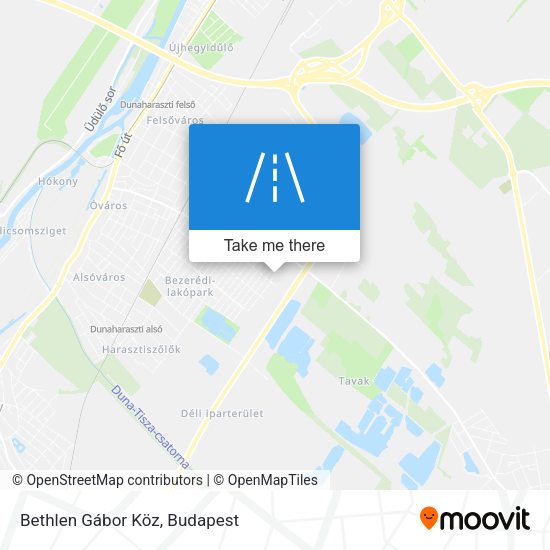 Bethlen Gábor Köz map