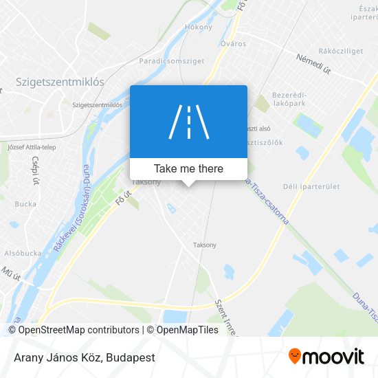 Arany János Köz map