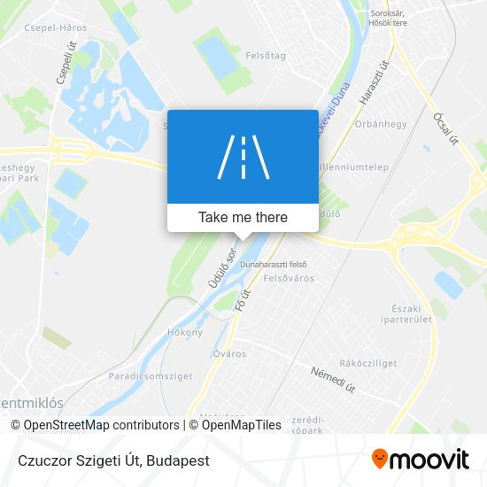 Czuczor Szigeti Út map