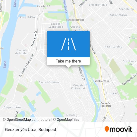 Gesztenyés Utca map