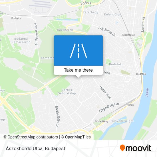 Ászokhordó Utca map