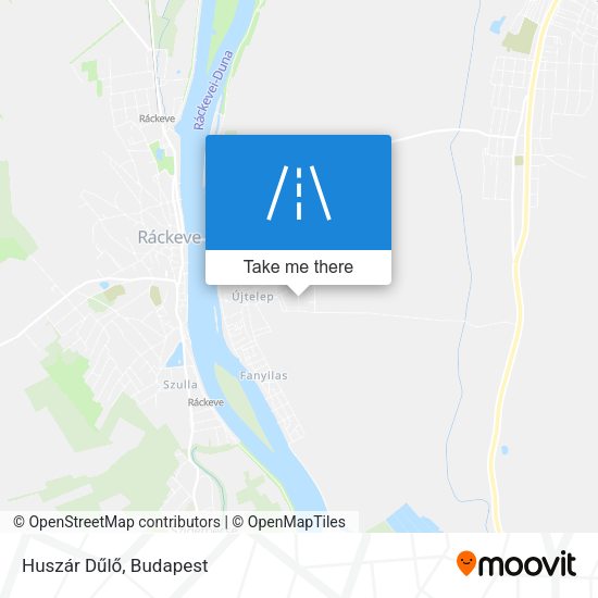 Huszár Dűlő map