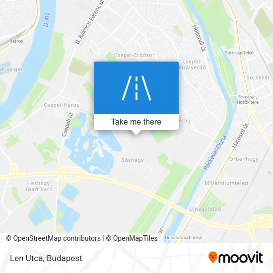 Len Utca map