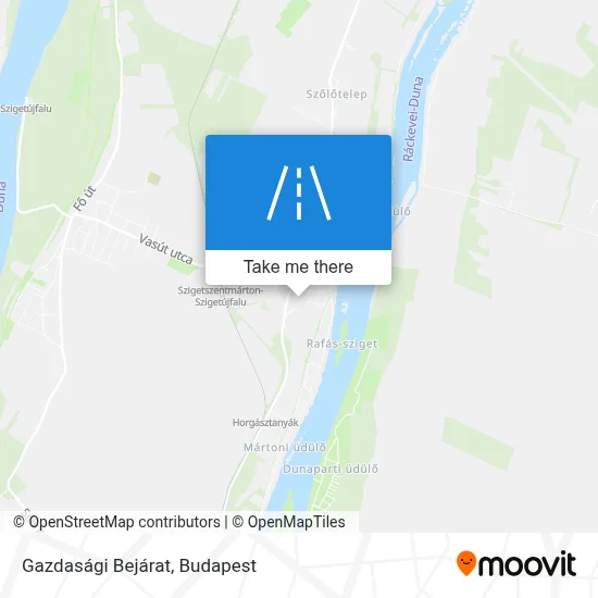 Gazdasági Bejárat map